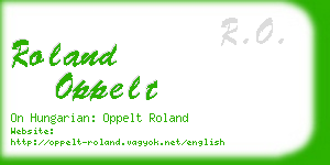 roland oppelt business card